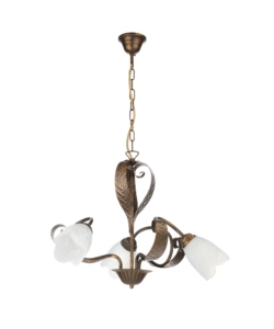 LAMPADARIO 3 LUCI ONLI "SONIA" BRONZO E14